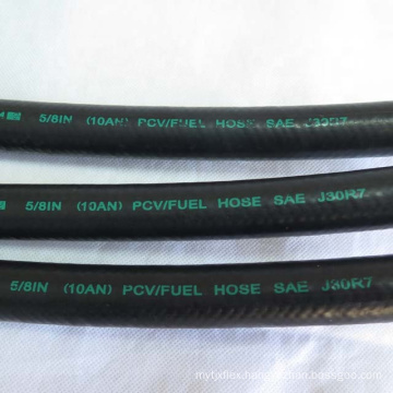 Best Selling Heat Resistant Oil Wrap Surface Black Sae J30 Rubber Diesel Fuel Hose Transparent